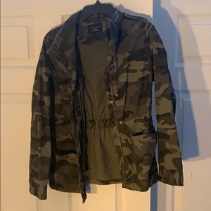 Cute Fashion camo bomber jacket